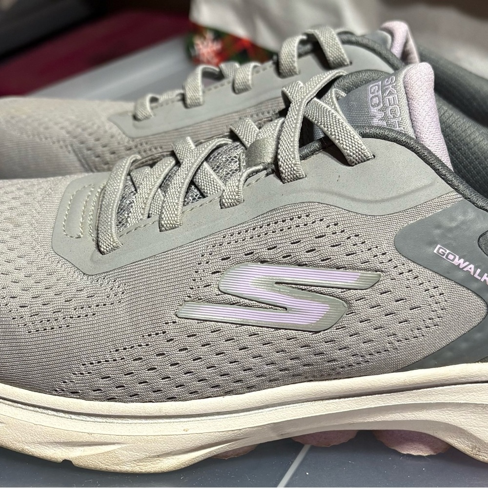 Skechers Gowalk7 gray sneakers - Picture 2 of 6